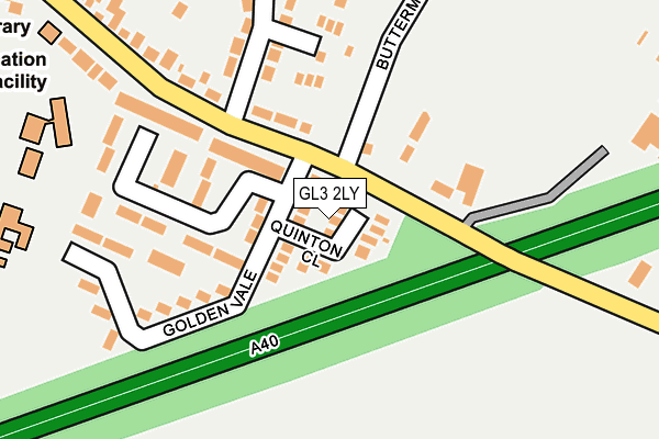 GL3 2LY map - OS OpenMap – Local (Ordnance Survey)