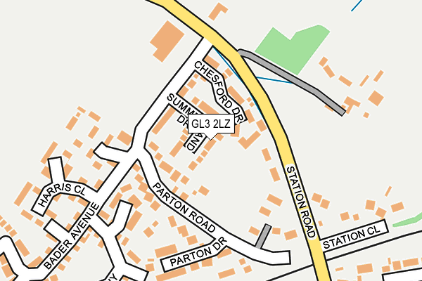 GL3 2LZ map - OS OpenMap – Local (Ordnance Survey)