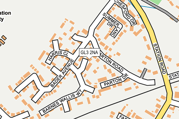 GL3 2NA map - OS OpenMap – Local (Ordnance Survey)
