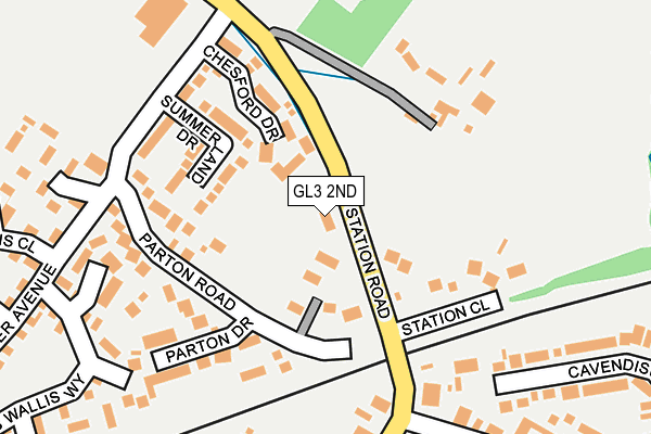 GL3 2ND map - OS OpenMap – Local (Ordnance Survey)