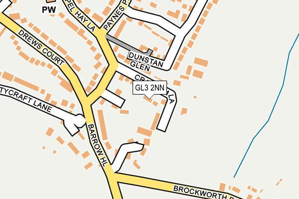 GL3 2NN map - OS OpenMap – Local (Ordnance Survey)