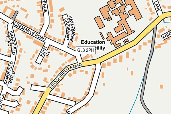 GL3 2PH map - OS OpenMap – Local (Ordnance Survey)