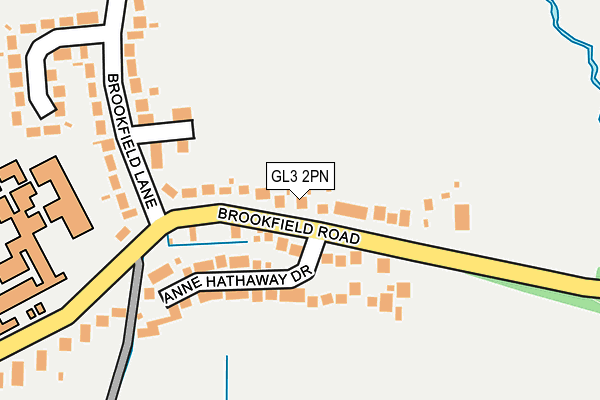 GL3 2PN map - OS OpenMap – Local (Ordnance Survey)