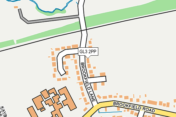 GL3 2PP map - OS OpenMap – Local (Ordnance Survey)