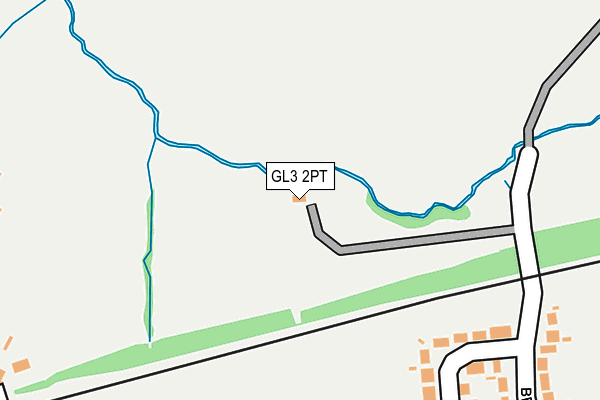 GL3 2PT map - OS OpenMap – Local (Ordnance Survey)