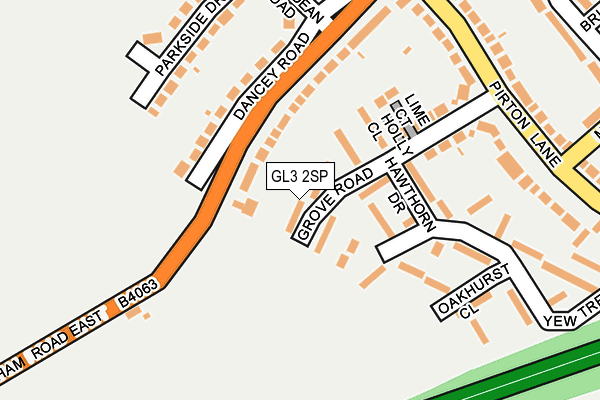 GL3 2SP map - OS OpenMap – Local (Ordnance Survey)