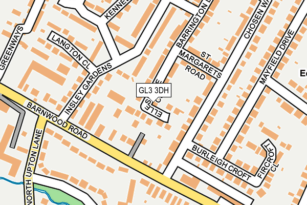 GL3 3DH map - OS OpenMap – Local (Ordnance Survey)