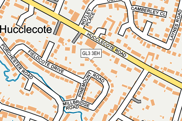 GL3 3EH map - OS OpenMap – Local (Ordnance Survey)