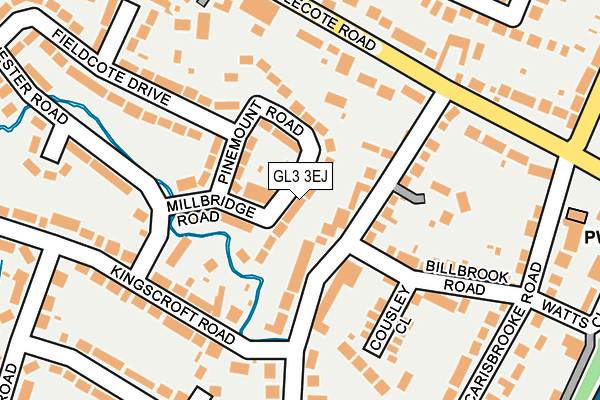 GL3 3EJ map - OS OpenMap – Local (Ordnance Survey)