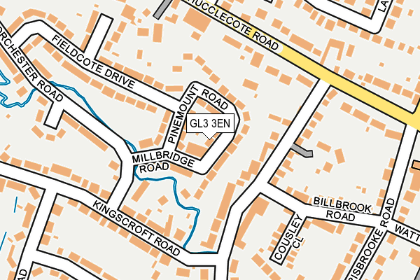 GL3 3EN map - OS OpenMap – Local (Ordnance Survey)
