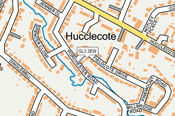 GL3 3EW map - OS OpenMap – Local (Ordnance Survey)