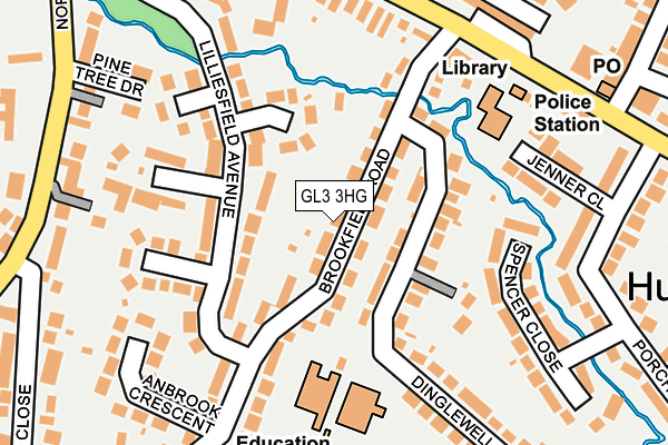 GL3 3HG map - OS OpenMap – Local (Ordnance Survey)