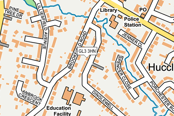 GL3 3HN map - OS OpenMap – Local (Ordnance Survey)