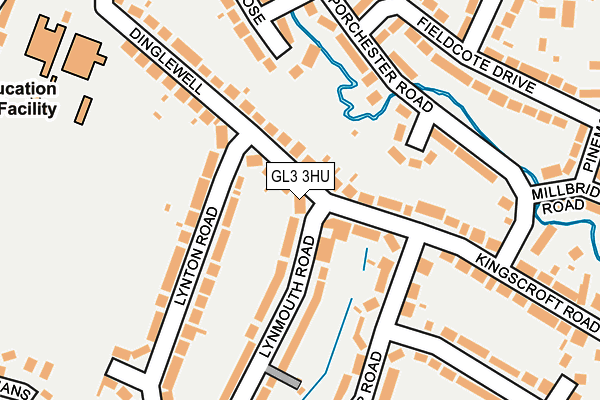 GL3 3HU map - OS OpenMap – Local (Ordnance Survey)