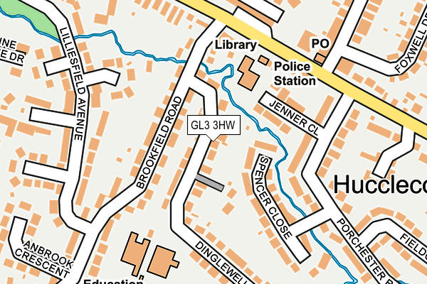 GL3 3HW map - OS OpenMap – Local (Ordnance Survey)