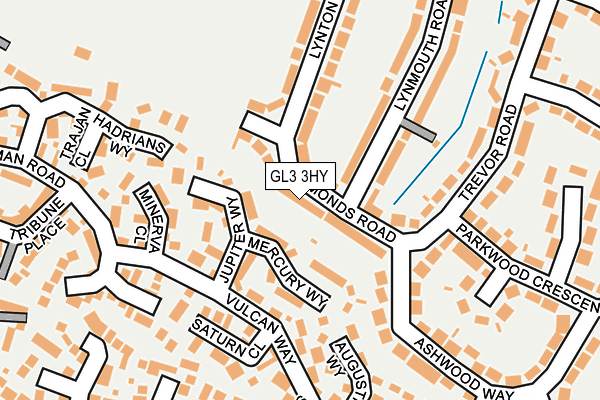 GL3 3HY map - OS OpenMap – Local (Ordnance Survey)