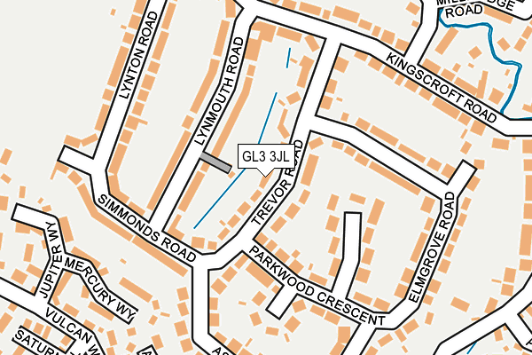 GL3 3JL map - OS OpenMap – Local (Ordnance Survey)