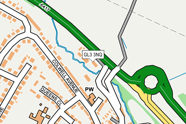GL3 3NQ map - OS OpenMap – Local (Ordnance Survey)