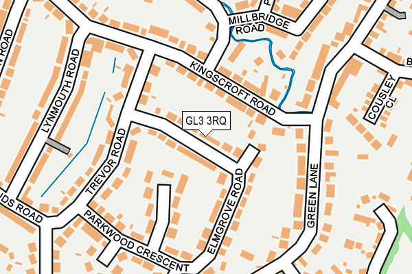 GL3 3RQ map - OS OpenMap – Local (Ordnance Survey)