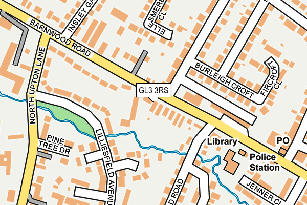 GL3 3RS map - OS OpenMap – Local (Ordnance Survey)