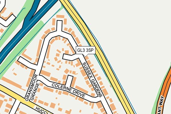 GL3 3SP map - OS OpenMap – Local (Ordnance Survey)