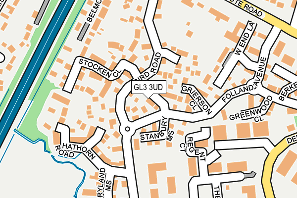 GL3 3UD map - OS OpenMap – Local (Ordnance Survey)