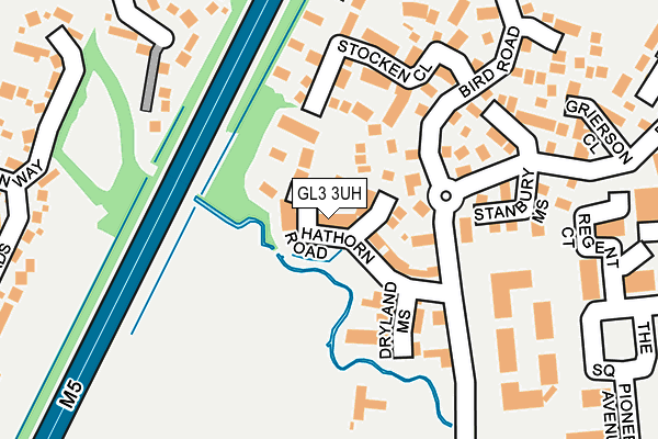 GL3 3UH map - OS OpenMap – Local (Ordnance Survey)