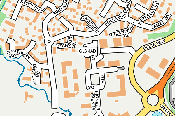 Map of ARMADA TOPCO LIMITED at local scale