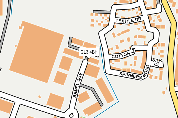 Map of LH DEVELOPMENT (GLOS) LTD at local scale
