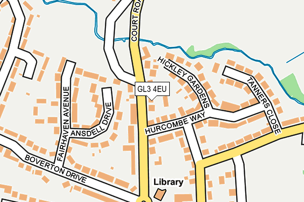 GL3 4EU map - OS OpenMap – Local (Ordnance Survey)