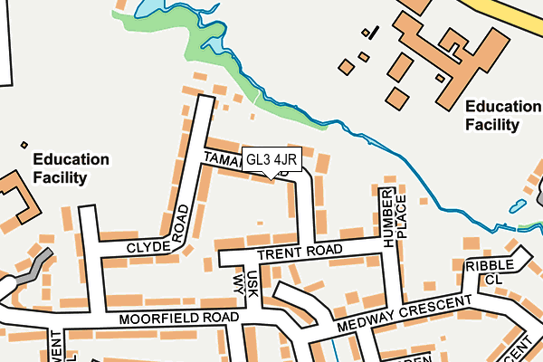 GL3 4JR map - OS OpenMap – Local (Ordnance Survey)