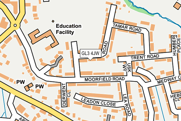 GL3 4JW map - OS OpenMap – Local (Ordnance Survey)