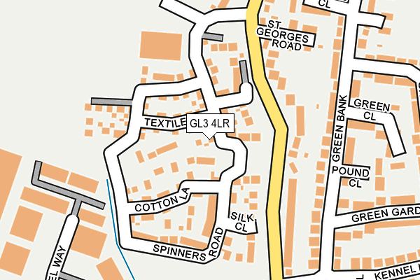 GL3 4LR map - OS OpenMap – Local (Ordnance Survey)
