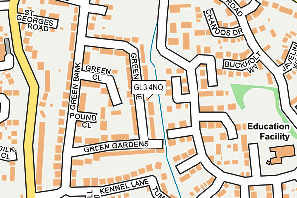 GL3 4NQ map - OS OpenMap – Local (Ordnance Survey)