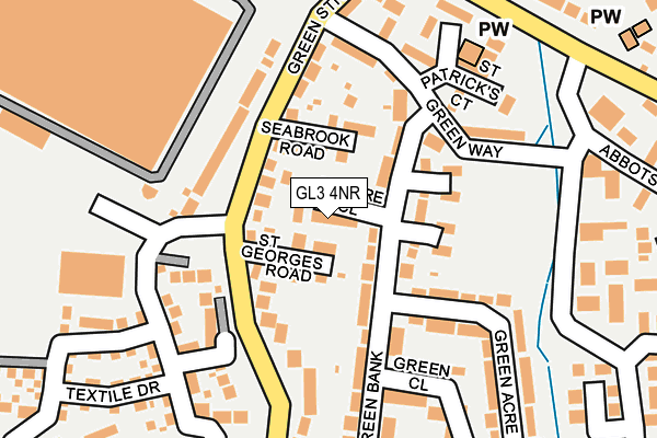 GL3 4NR map - OS OpenMap – Local (Ordnance Survey)