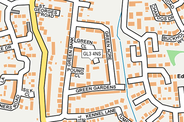 GL3 4NS map - OS OpenMap – Local (Ordnance Survey)