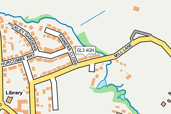 GL3 4QH map - OS OpenMap – Local (Ordnance Survey)