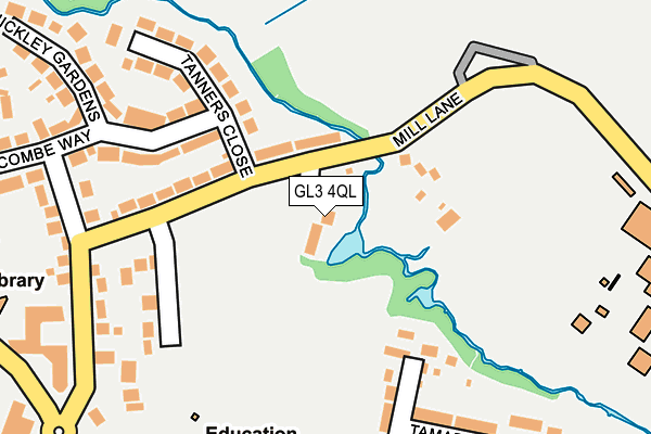 GL3 4QL map - OS OpenMap – Local (Ordnance Survey)