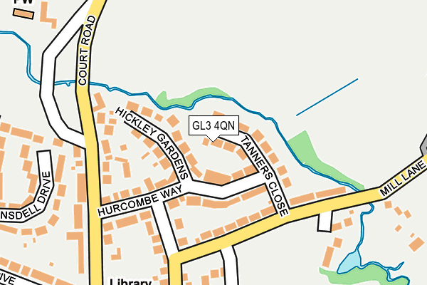 GL3 4QN map - OS OpenMap – Local (Ordnance Survey)
