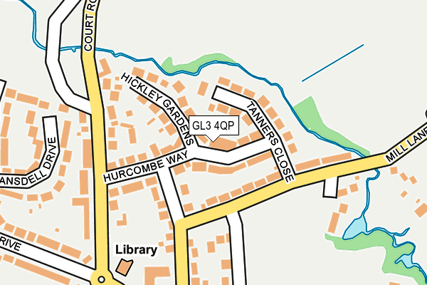 GL3 4QP map - OS OpenMap – Local (Ordnance Survey)