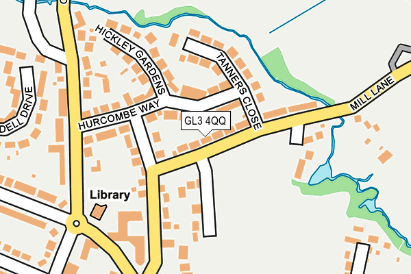 GL3 4QQ map - OS OpenMap – Local (Ordnance Survey)