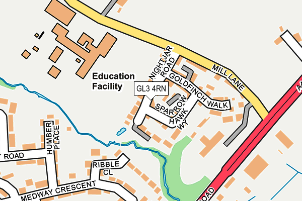 Map of ROB EVANS I.T CONSULTANCY LTD at local scale