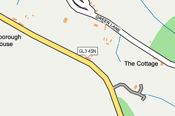 GL3 4SN map - OS OpenMap – Local (Ordnance Survey)