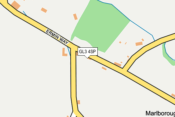 GL3 4SP map - OS OpenMap – Local (Ordnance Survey)