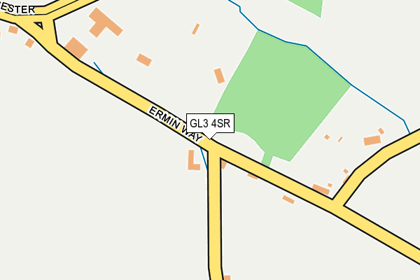 GL3 4SR map - OS OpenMap – Local (Ordnance Survey)