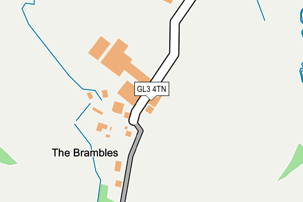 GL3 4TN map - OS OpenMap – Local (Ordnance Survey)