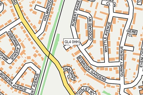 GL4 0HH map - OS OpenMap – Local (Ordnance Survey)