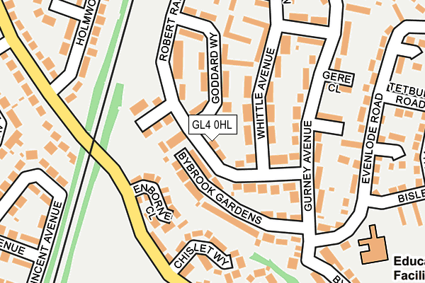 GL4 0HL map - OS OpenMap – Local (Ordnance Survey)