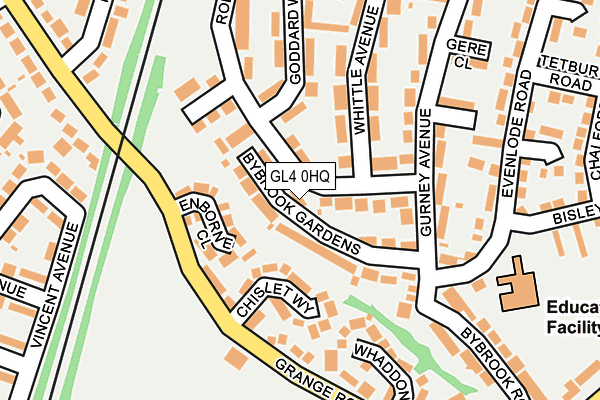 GL4 0HQ map - OS OpenMap – Local (Ordnance Survey)