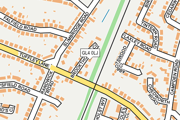 GL4 0LJ map - OS OpenMap – Local (Ordnance Survey)